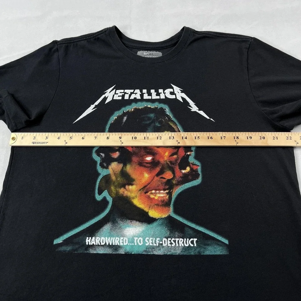 Metallica Shirt Youth XL Black Nike Hardwired To Self Destruct‎ Tour 2017